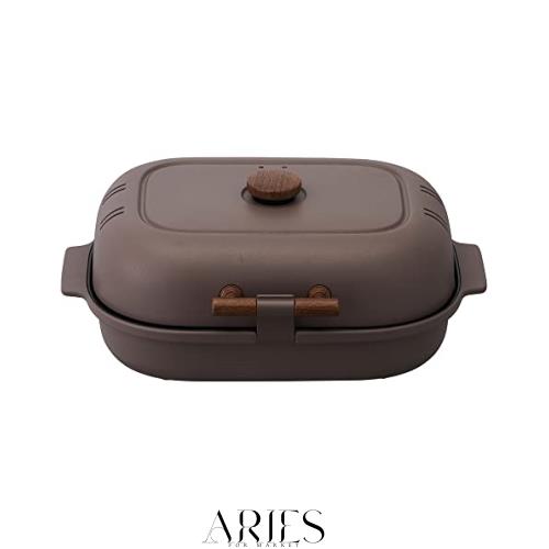 ドウシシャ 焼き芋メーカー 平面プレート付き ブラウン ピエリアの通販は