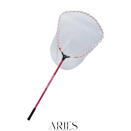 プロックス(PROX) どでかランディングネット7035N ナイロンネット/28型/柄レッド PX7035N28R