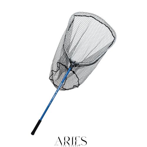 プロックス(PROX) どでかランディングネット7035R ラバーコートネット/24型/柄ブルー PX7035R24B