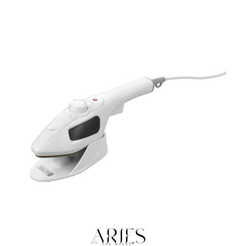 ツインバード ハンディ アイロンスチーマー 温度調節3段階 脱臭 除菌 2WAY 衣類ブラシ付 ホワイト ESA-4095W