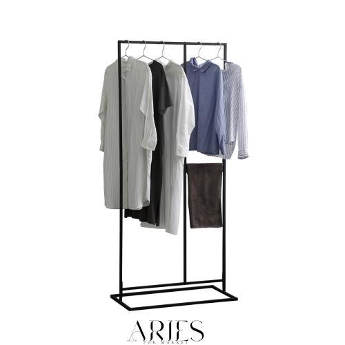 アイリスオーヤマ ハンガーラック スタイル物干し角型 ブラック 大容量タイプ幅80cm まるでセレクトショップのようなディスプレイ 部屋干の通販は 5,951円