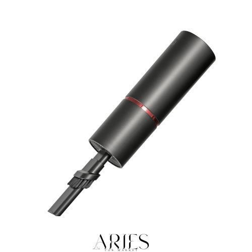 オーム(OHM) 充電式ハンディクリーナー ブロワー機能付き 掃除機 ブラック 円柱型 コンパクト(幅66×高さ215×奥行65mm) オーム電機 SOJ-