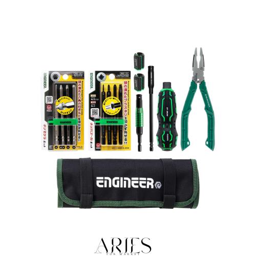 ENGINEER エンジニア 合体工具8点セット 頭が潰れたプラスネジ・六角穴付きボルト対応 皿ネジも外せるネジ外し用ドライバー DXZ-07 9,246円