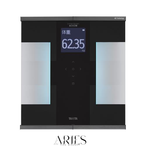 タニタ 体組成計 インナースキャンデュアル 充電式 日本製 RD-931L-BK 筋肉の質が分かる 医療分野の技術搭載/スマホでデータ管理 ブラッ
