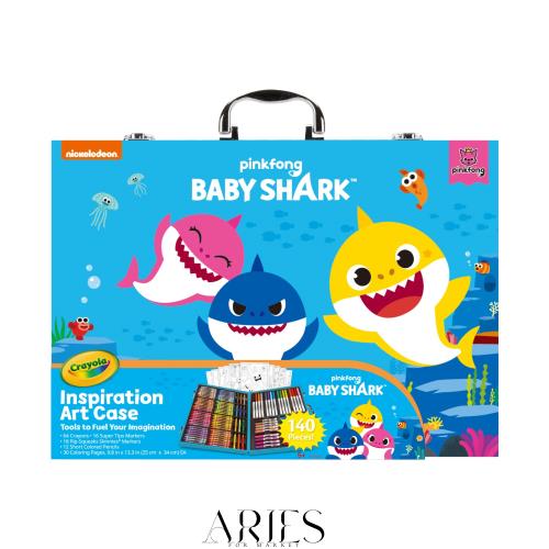 クレヨラ ベイビーシャーク インスピレーションアートケース お絵かきセット 140ピース 041148 正規品