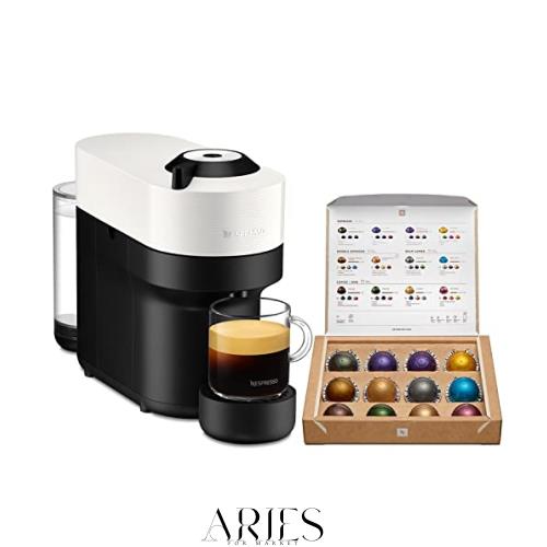 Nespresso(ネスプレッソ) ネスプレッソ VERTUO カプセル式コーヒーメーカー ヴァーチュオ ポップ ココナッツホワイト GCV2-WH-W