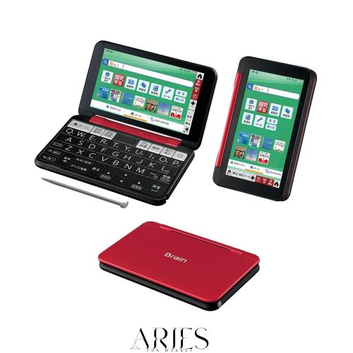 シャープ 電子辞書 BRAIN 高校生モデル(6教科対応) PW-H2-R(レッド系) 2022年発売モデル