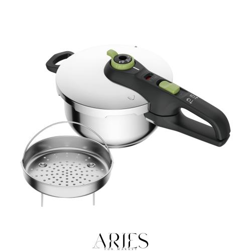 ティファール 圧力鍋 3.2L IH対応 1-3人用 片手鍋 セキュア トレンディ 10年保証 P2584000 ステンレス鋼の通販は