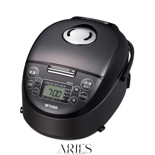 タイガー魔法瓶(TIGER) IH 炊飯器 3合 炊きたて 小容量 遠赤5層 土鍋蓄熱コート釜 スチールブラック JPF-G055KL