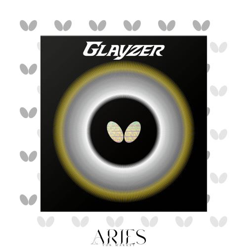 バタフライ(Butterfly) 卓球 日本製 ラバー グレイザー 裏ソフト ハイテンション ブラック(278) 厚 06100