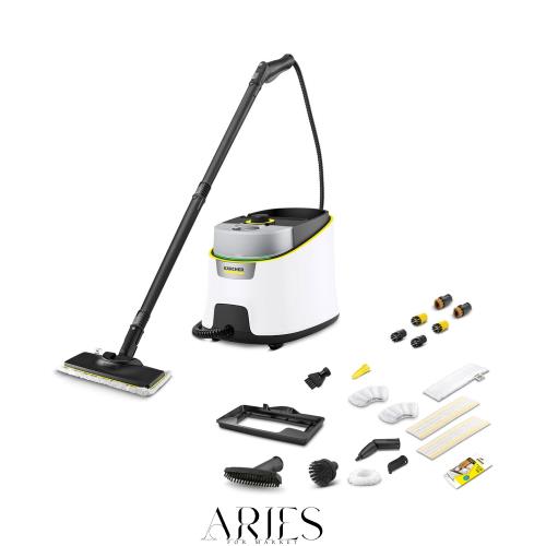 【23年新発売】 ケルヒャー(Karcher) スチームクリーナー SC 4 Deluxe 最上位モデル 連続給水可能 高温で安定した蒸気のボイラー式加熱