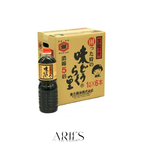 万能つゆ 味どうらくの里 1000mL 6本セット