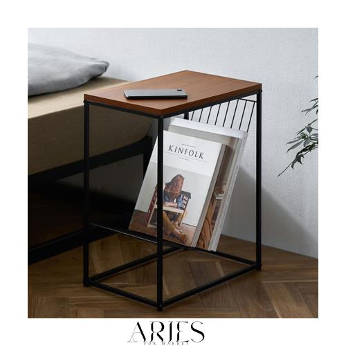 アイリスオーヤマ スチールフレームサイドテーブル おしゃれなディスプレイ 幅約25×奥行約40×高さ約50 おしゃれインテリア SFST-247M の通販は