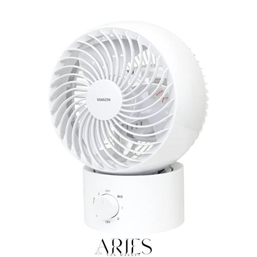 [山善] 洗える サーキュレーター 18畳 (換気/空気循環) お手入れ簡単 静音 左右 首振り 上下角度調節 風量3段階調節 ホワイト YAS-AFKW18