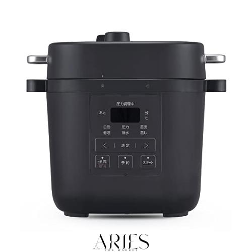 アイリスオーヤマ(IRIS OHYAMA) 電気圧力鍋 3L 3~4人 簡単調理 お手入れ簡単 1台7役 ほったらかし 自動メニュー 15種レシピブック付き PM