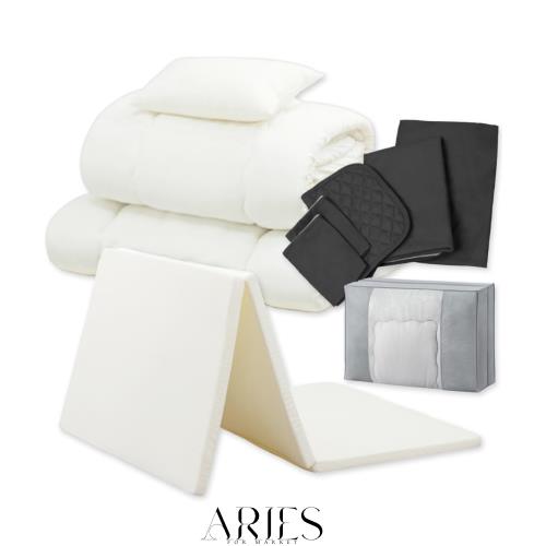 アイリスオーヤマ(IRIS OHYAMA) すぐ使える高密度マットレス付き布団10点セット 寝心地UPリニューアル 高密度ウレタン25D 充填わた増量