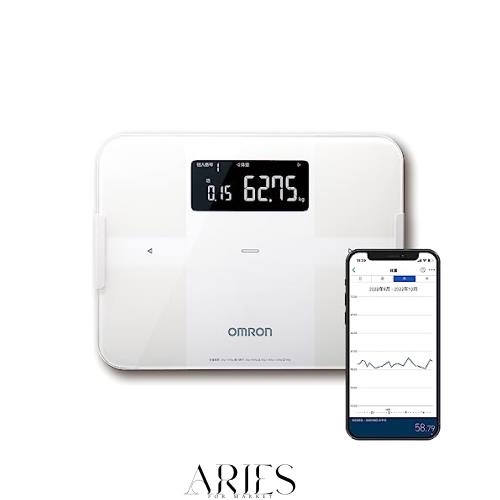 オムロン 体重・体組成計 カラダスキャン スマホアプリ/OMRON connect対応 ホワイト KRD-603T2-W