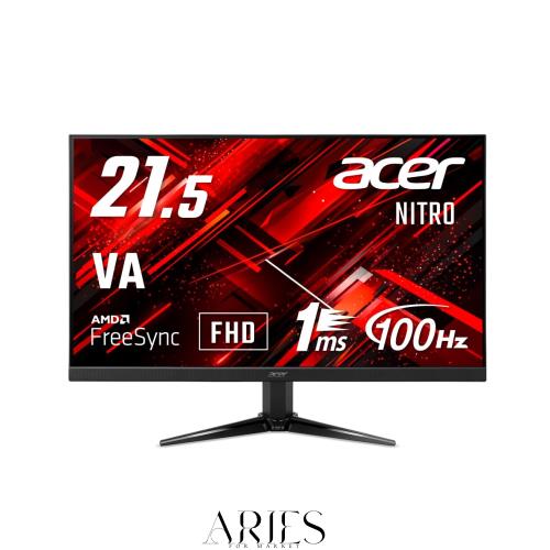 日本エイサー 【Amazon.co.jp限定】 Acer Nitro ゲーミングモニター 21.5インチ VA 非光沢 フルHD 100Hz 1ms(VRB) HDMI ミニD-Sub15 VESA