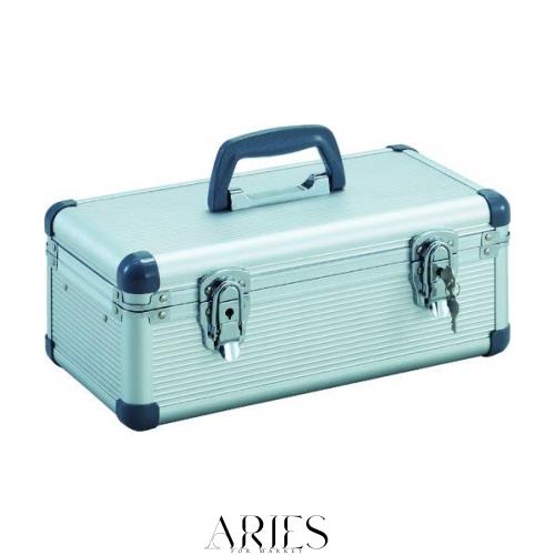 TRUSCO(トラスコ) アルミケース 中皿付 339X162X127 シルバー TACN-35 × 6個 【ケース販売】