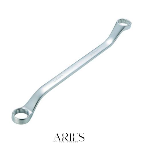 TRUSCO(トラスコ) 45°両口めがねレンチ 19X21mm TRM-1921 × 10丁 【ケース販売】