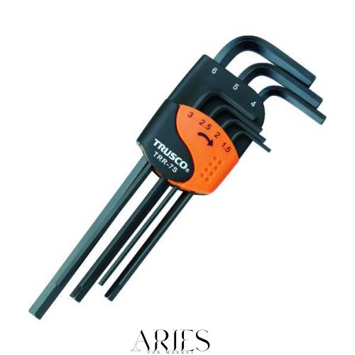 TRUSCO(トラスコ) 六角棒レンチセット 標準タイプ 7本組 TRR-7S × 10S 【ケース販売】
