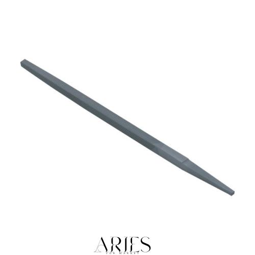 TRUSCO(トラスコ) 鉄工用ヤスリ 角 中目 刃長200 TKA200-02 × 5本 【ケース販売】