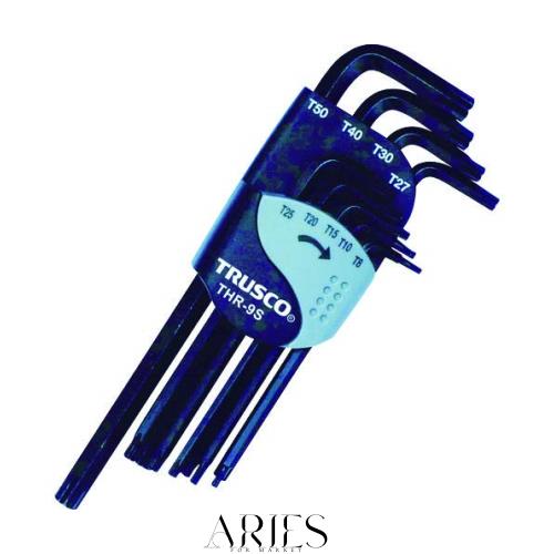 TRUSCO(トラスコ) ヘックスローブレンチセット 9本入 THR-9S × 6S 【ケース販売】