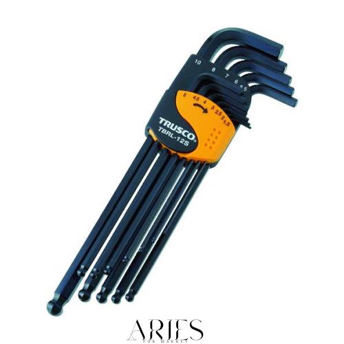 TRUSCO(トラスコ) ボールポイント六角棒レンチセット ロングタイプ 12本組 TBRL-12S × 6S 【ケース販売】 21,091円
