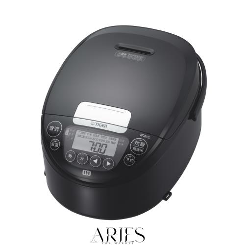 タイガー魔法瓶(TIGER) 炊飯器 IH式 5.5合 炊きたて 遠赤黒厚釜 冷凍ご飯メニュー 少量高速メニュー JPW-H100K ブラック