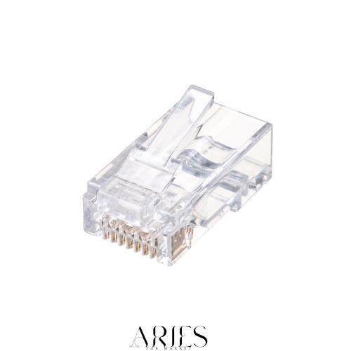 サンワサプライ RJ-45コネクタ（カテゴリ6、貫通型、単線・より線共用、100個入り） ADT-6RJKN-100