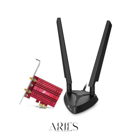 TP-Link Wi-Fi 6E Bluetooth 5.3 PCIeアダプター デスクトップパソコン Intel Wi-Fi 6E トライバンド 2402 (6GHz) + 2402Mbps (5GHz) + 5