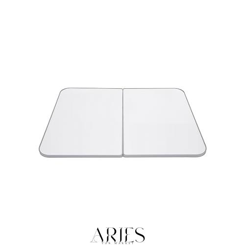 【Amazon.co.jp 限定】東プレ エッジ防カビ加工 軽量組合せ式風呂ふた A-かるふた(2枚割) L12 ライトグレー(リバーシブル) 73×118cm