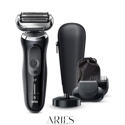 BRAUN メンズシェーバー シリーズ7 71-N4500CS-V(ブラック) 電動 3枚刃 ノワールブラック