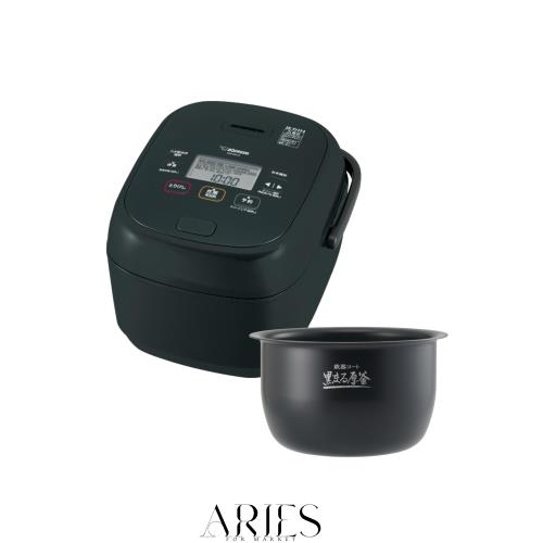 象印マホービン 炊飯器 5.5合 極め炊き 豪熱大火力 圧力IHタイプ 日本製 お手入れ点数2点 ブラック NW-CB10-BA