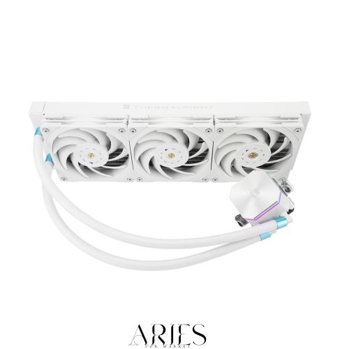 THERMALRIGHT Frozen Edge 360 White AIOウォータークーラー、液体CPUクーラー、3×120mm PWMファン水冷システム、2150RPM高速ファン、AM