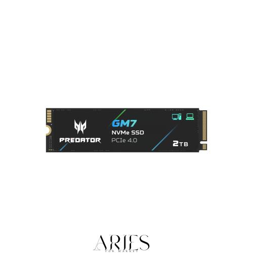 Acer Predator M.2 SSD 2TB GM7 NVMe2.0 2280 PCIe Gen4×4 超高速(最大読み取り：7400MB/s、最大書き込み：6500MB/s) 内蔵SSD 高耐久 3D
