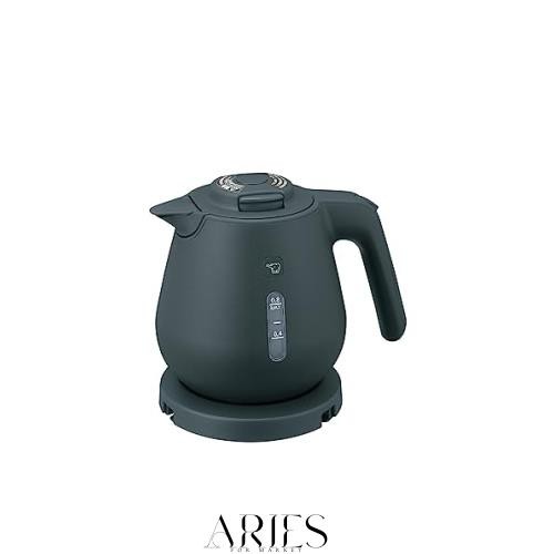 象印マホービン(ZOJIRUSHI) 象印 電気ケトル 0.8L コンパクト カップ1杯約60秒 安全設計 清潔 ほこりブロック ハイパワー1300W スレートの通販は