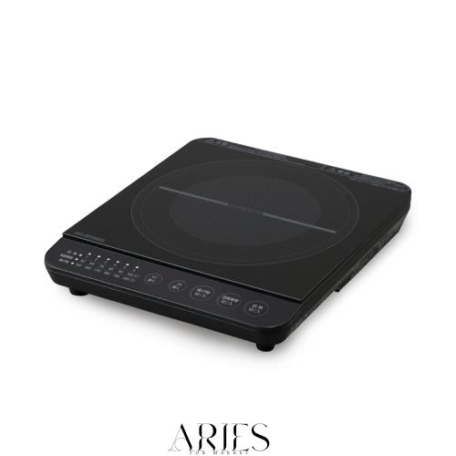 アイリスオーヤマ IHコンロ 1口 IHクッキングヒーター 1400W 卓上 デザイン IHK-T391-B