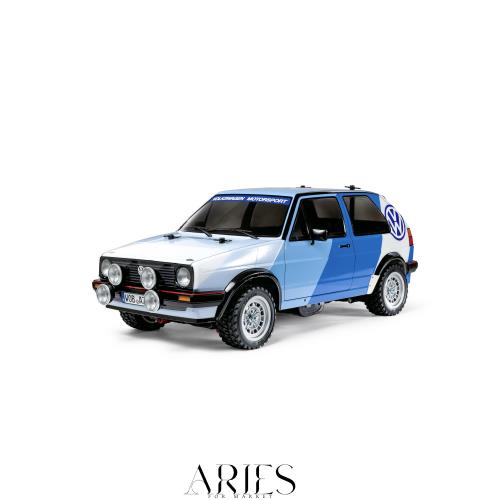 タミヤ 1/10 電動RCカーシリーズ No.714 フォルクスワーゲン ゴルフII GTI 16V ラリー (MF-01Xシャーシ) 58714