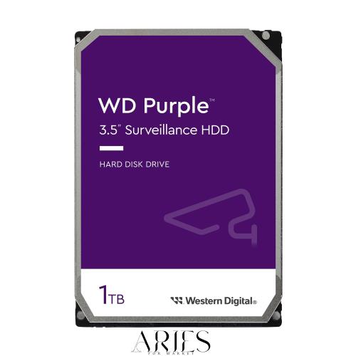 ウエスタンデジタル 1TB WD Purple Surveillance 内蔵ハードドライブ HDD - SATA 6Gb/秒 64MBキャッシュ 3.5インチ - WD11PURZ