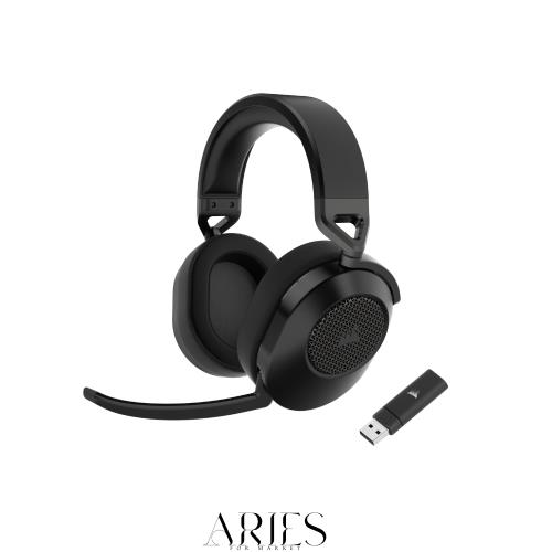 CORSAIR HS65 WIRELESS ワイヤレスゲーミングヘッドセット PC/PS5/PS4対応 カーボン CA-9011285-AP2