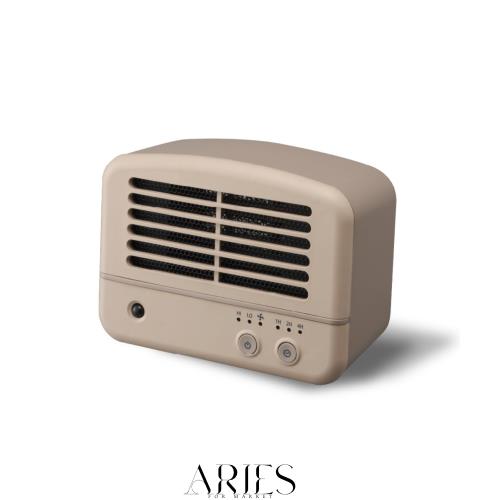 【足元に置いても操作がラクラクリモコン付き】 ドウシシャ セラミックヒーター リモコン付 パーソナル 2段切替（強・弱） 活性炭脱臭フ