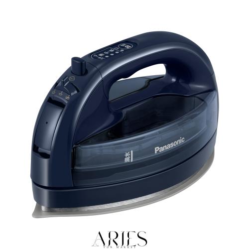 パナソニック(Panasonic) 【2023最新型 コードレス】パナソニック コードレススチーム Wヘッドアイロン セラミックコート 除菌 ダークブ