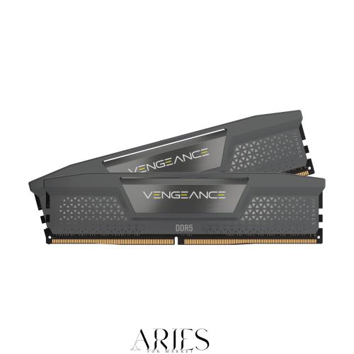 CORSAIR DDR5-5600MHz デスクトップPC用メモリ VENGEANCE DDR5シリーズ (PC5-44800) AMD EXPO Intel XMPメモリキット 32GB ブラック グレ
