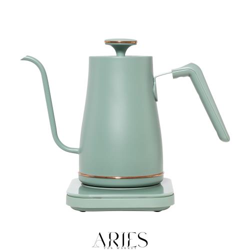 [山善] 電気ケトル 電気ポット 0.8L 一人暮らし 二人暮らし (消費電力 1200W / 温度調節/保温機能/空焚き防止機能) セラドン グリーン 限の通販は