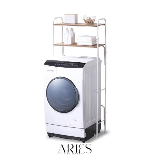 アイリスオーヤマ ランドリーラック 洗濯機ラック 幅固定タイプ(70cm) ホワイト デッドスペースを賢くおしゃれに活用 収納棚 隙間収納 サ