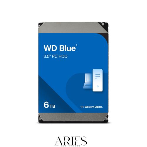 【Amazon.co.jp限定】Western Digital ウエスタンデジタル WD Blue 内蔵 HDD ハードディスク 6TB CMR 3.5インチ SATA 5400rpm キャッシュ