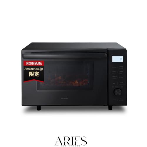 アイリスオーヤマ オーブンレンジ 18L フラットテーブル ヘルツフリー 全国対応 レンジ~600W オーブン~200℃ 自動メニュー11種 トースト