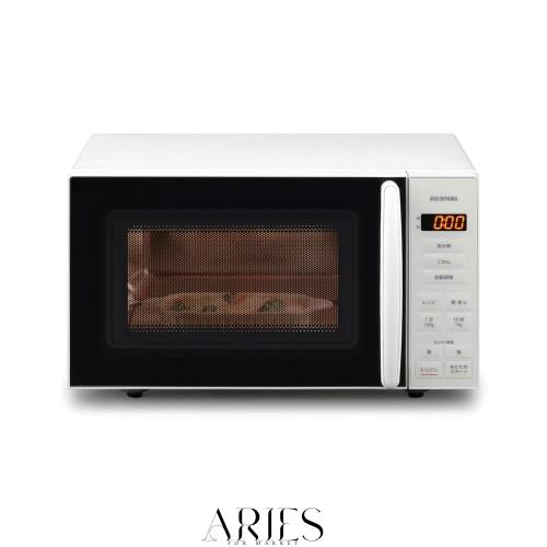 アイリスオーヤマ 電子レンジ 18L 単機能 フラットテーブル 全国対応 ヘルツフリー PMG-F188-W ホワイト