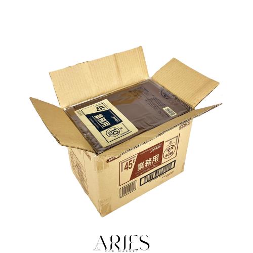 （まとめ） ジャパックス カラーポリ袋 茶 45L CCB45 1パック（10枚） 〔×20セット〕 まとめ) ジャパックス カラーポリ袋 茶 45L CCB45 1パック（10枚） 〔×30